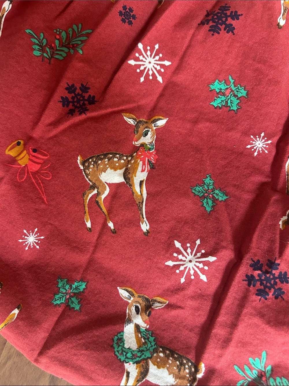ModCloth Christmas deer dress size small - Picture 3 of 6